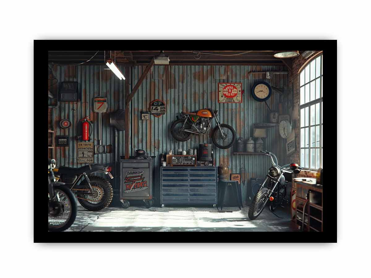 Garage Framed Print-2