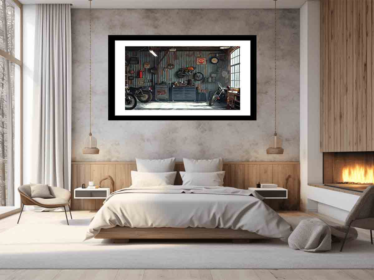 Garage Framed Print-4