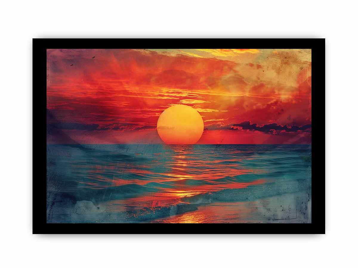 Sunset Framed Print-2