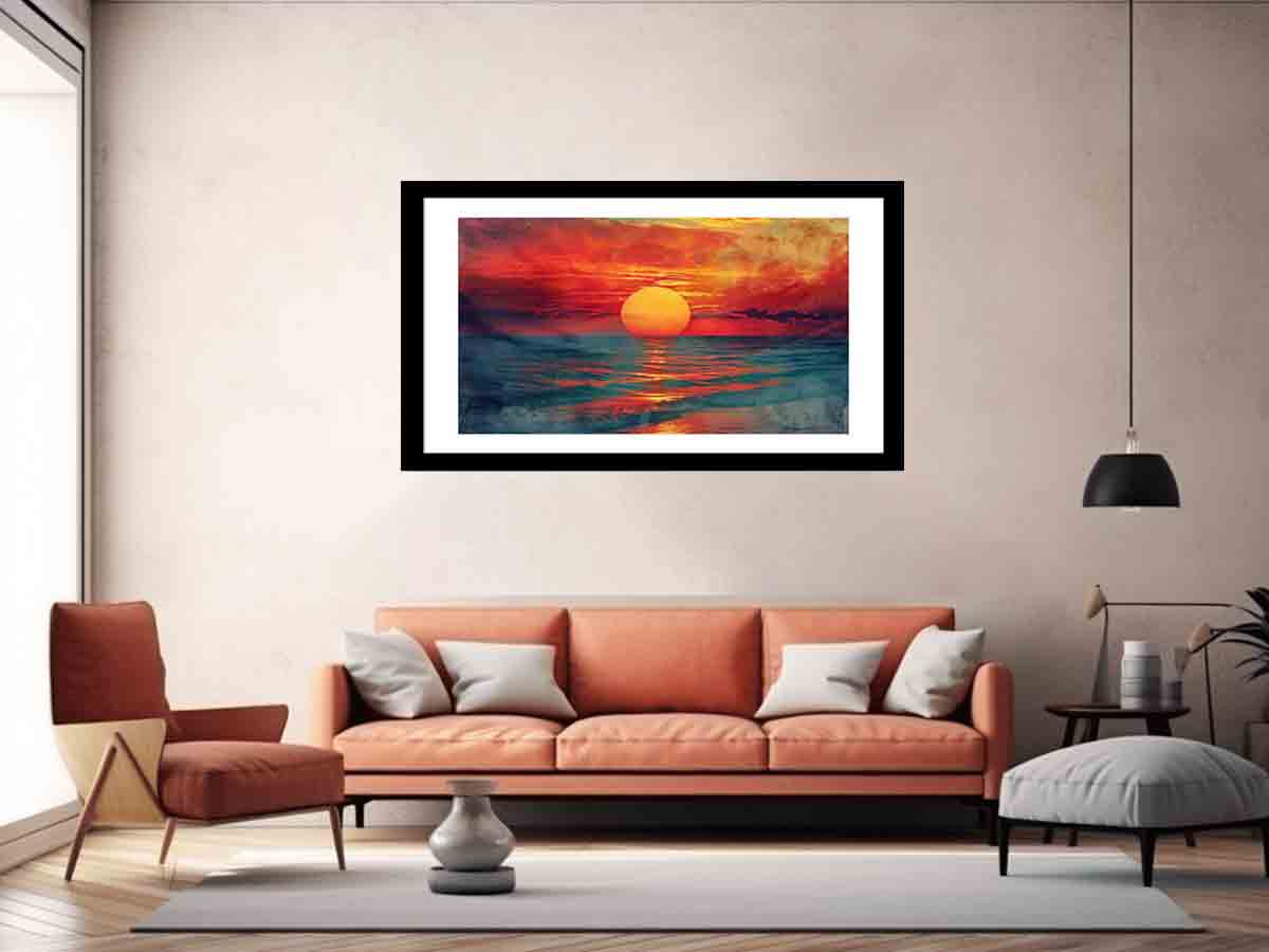 Sunset Framed Print-4