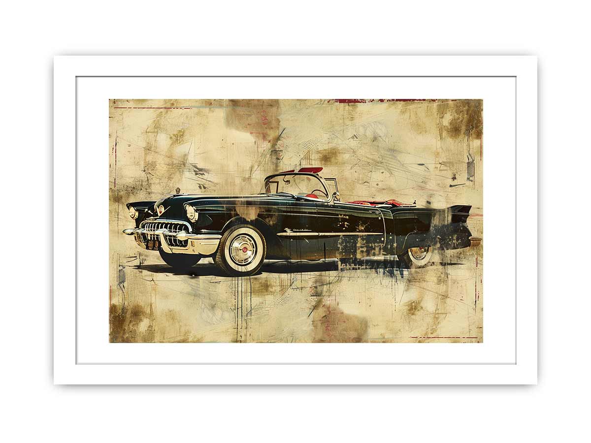 Vintage Car Framed Print-1