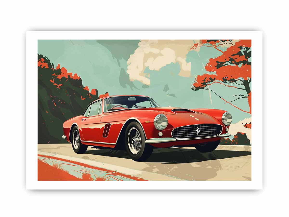 Vintage Car Framed print-3