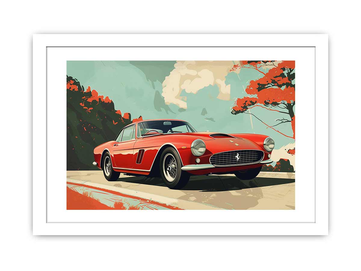Vintage Car Framed print-1