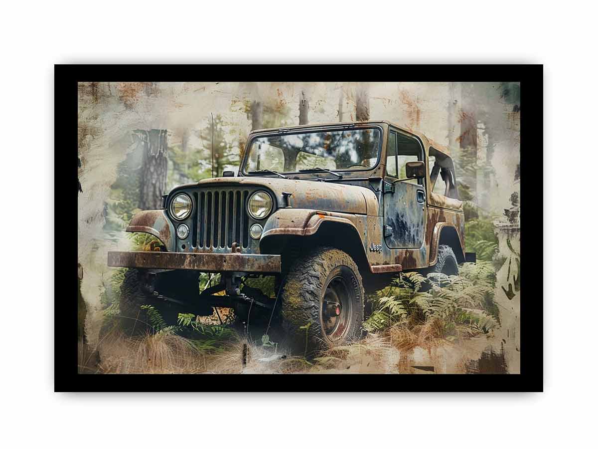 Jeep Framed Print Framed Print-2