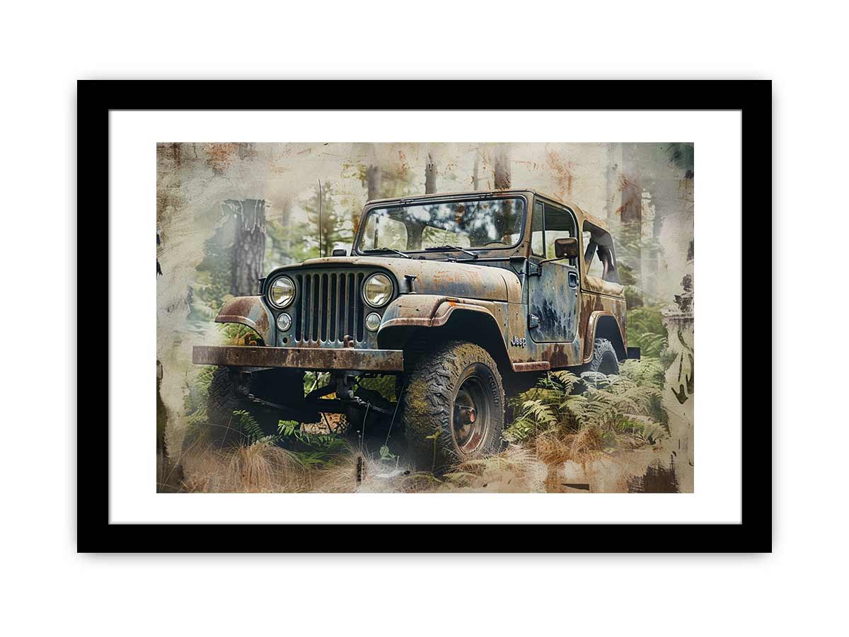 Jeep Framed Print Framed Print-0