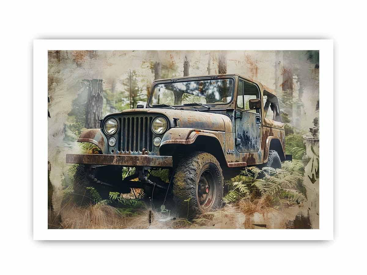 Jeep Framed Print Framed Print-3