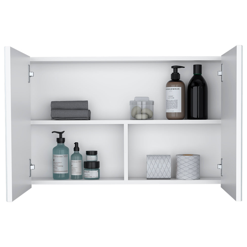 Medicine Cabinet Mansfield, Bathroom, White-3