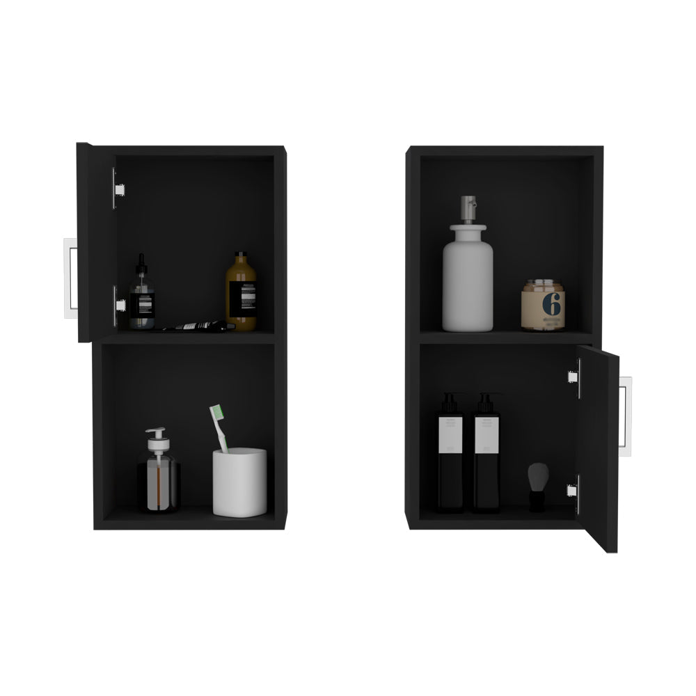 Medicine Cabinet Florence, Bathroom, Black-3