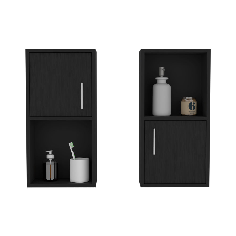 Medicine Cabinet Florence, Bathroom, Black-4