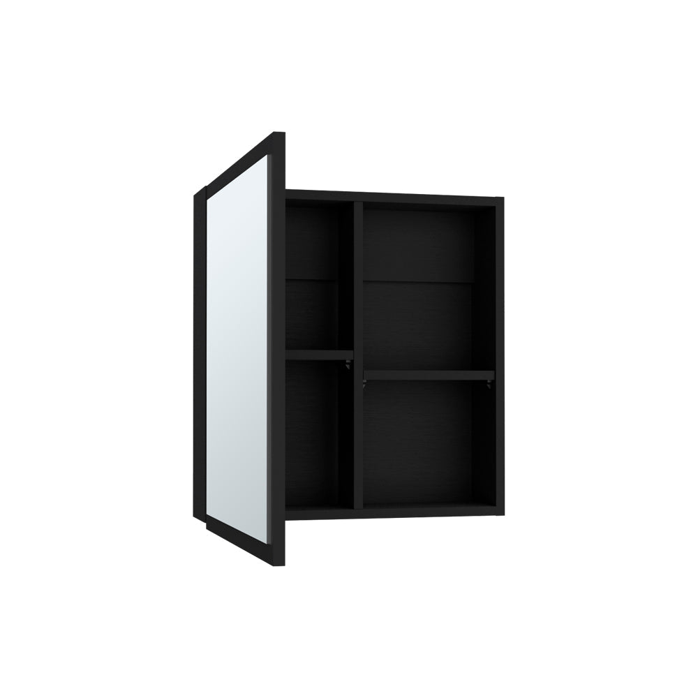 Medicine Cabinet Clayton, Bathroom, Black-4