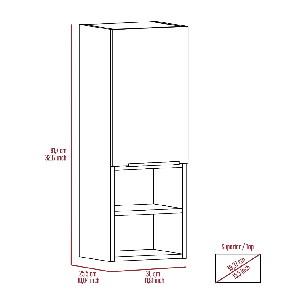 Medicine Cabinet  Hazelton,Bathroom, Smokey Oak Finish-4