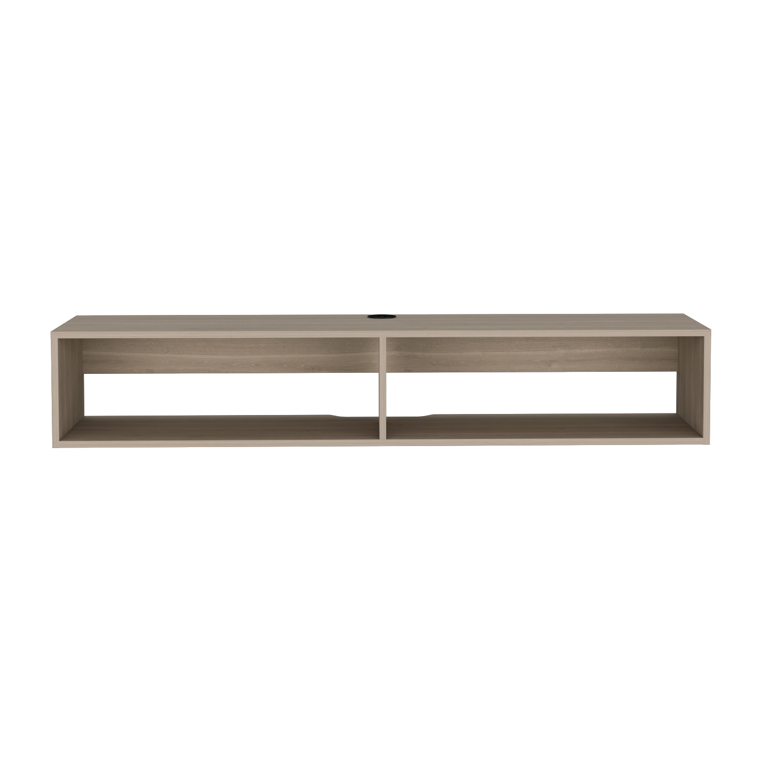 Floating Tv Stand Moore, Living Room, White Oak-2