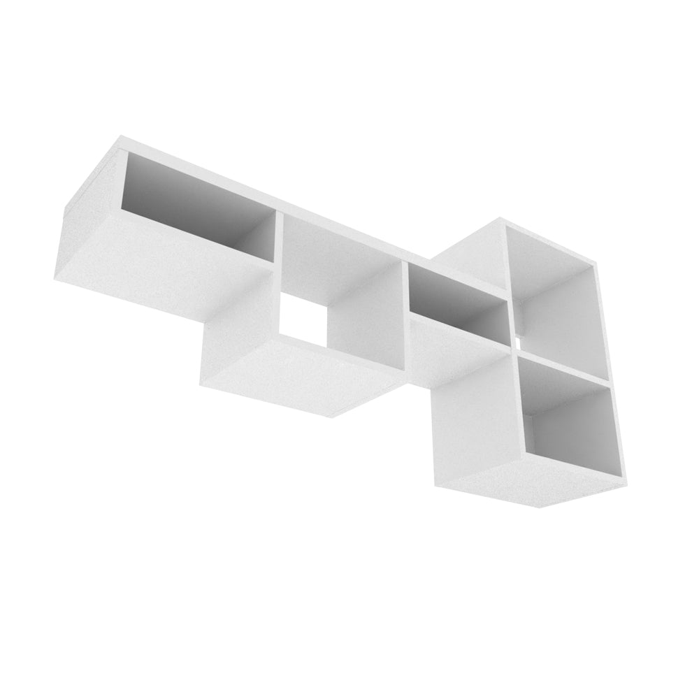 Wall Shelf Kiowa, Office, White-4