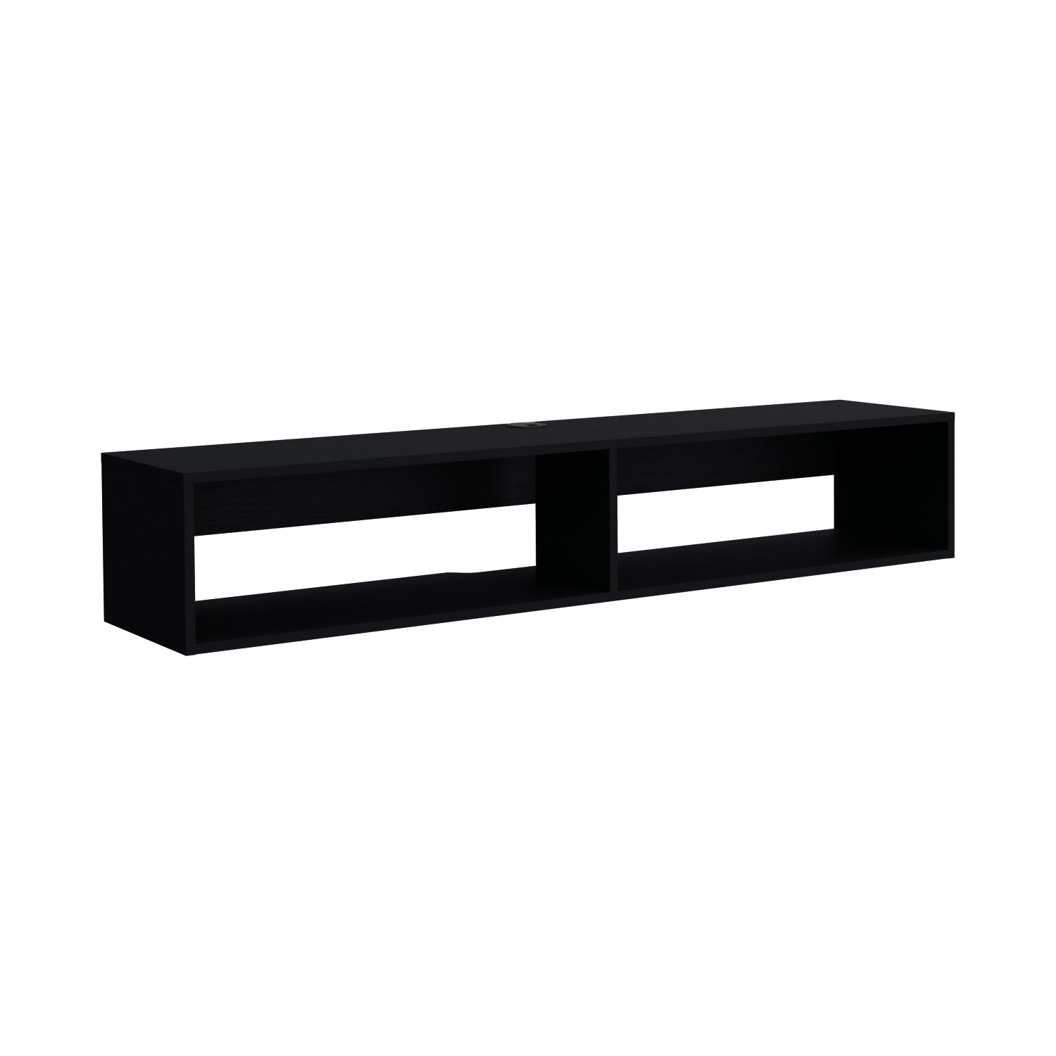 Floating Tv Stand Moore, Living Room, Black-3