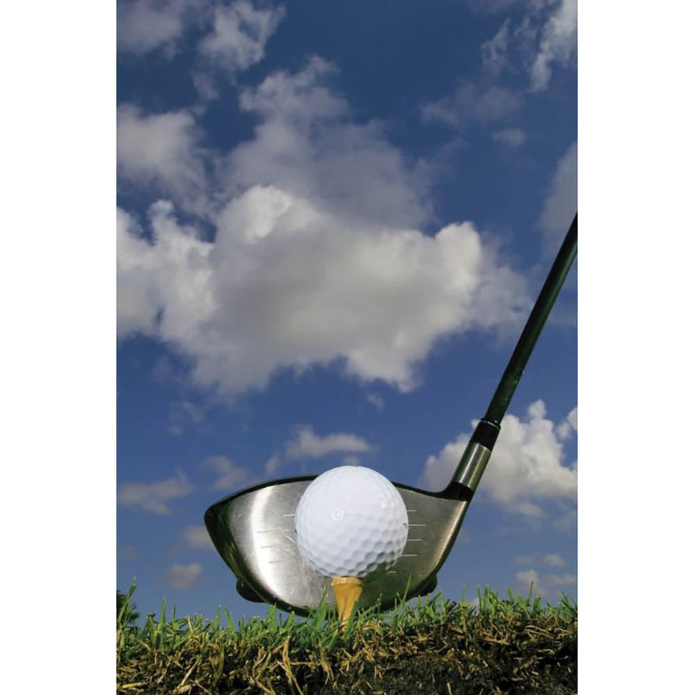 Addressing the Ball Golf Wall Decal Printed | Wallhogs
