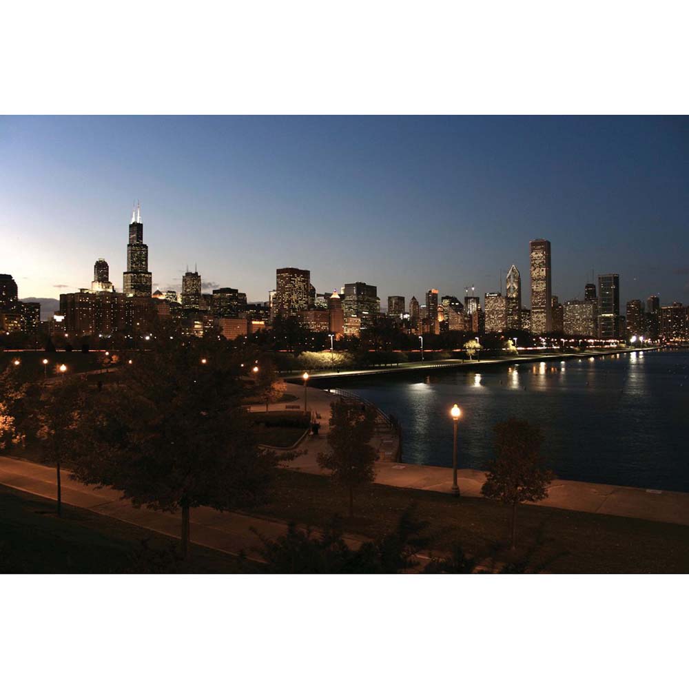 Downtown Chicago Wall Decal Printed | Wallhogs