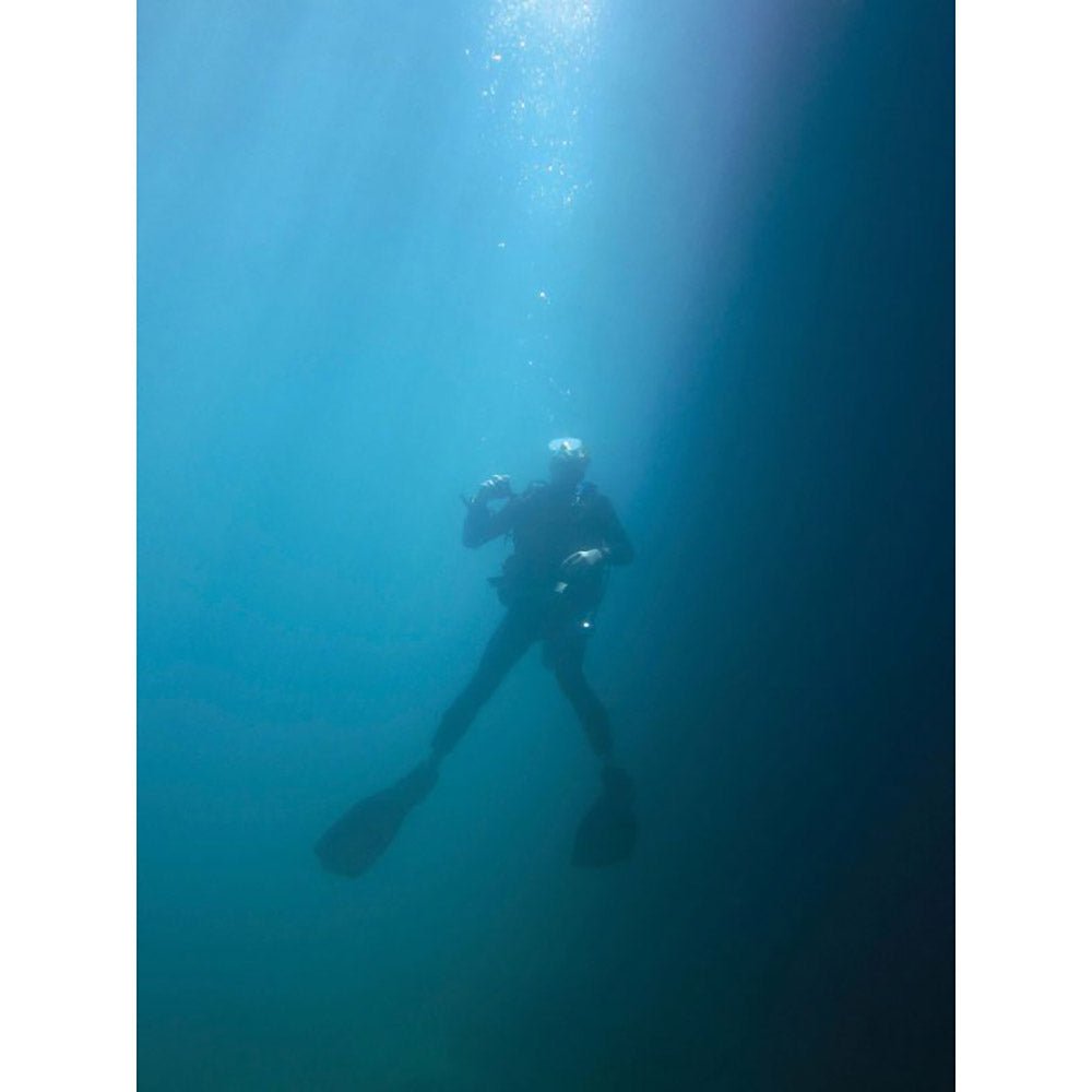 Going Up Scuba Wall Decal Printed | Wallhogs