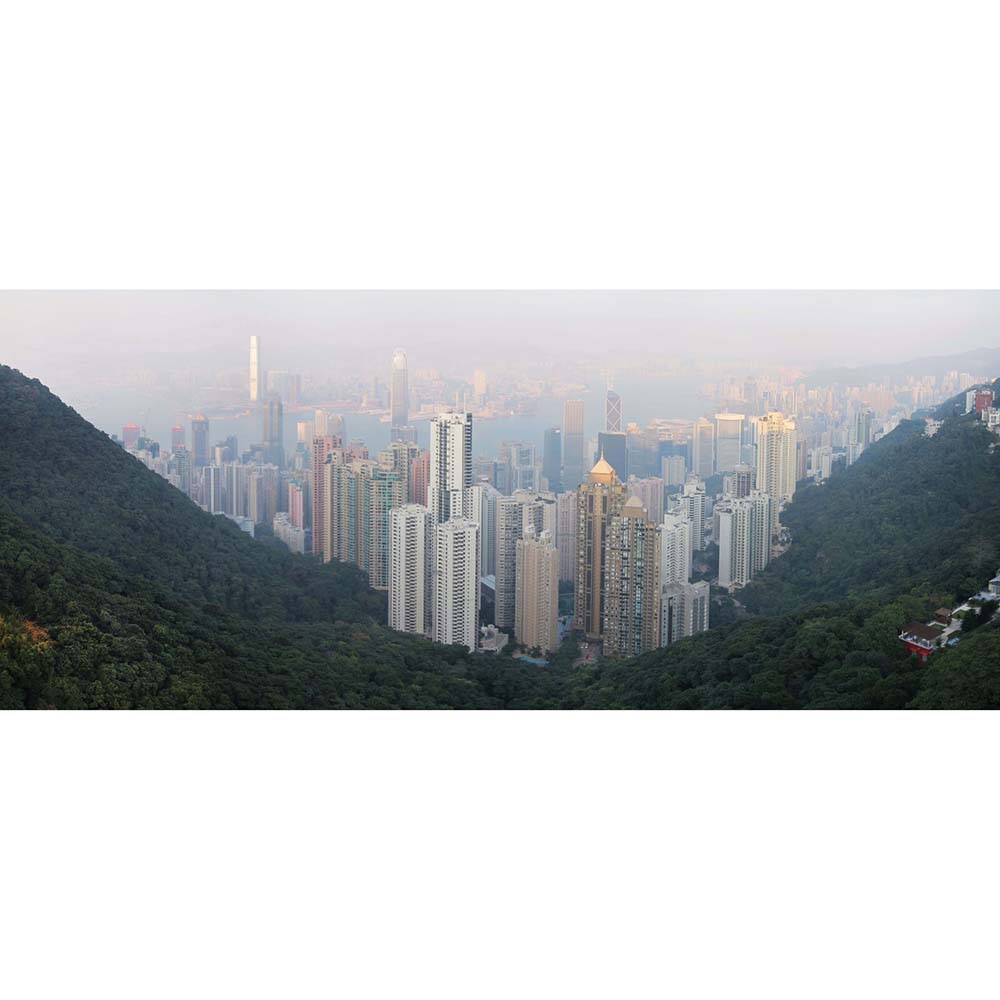 The Peak of Hong Kong Panoramic Wall Decal Printed | Wallhogs