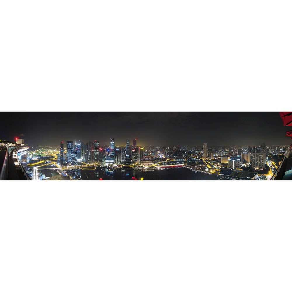 Singapore Panoramic Gloss Poster Printed | Wallhogs