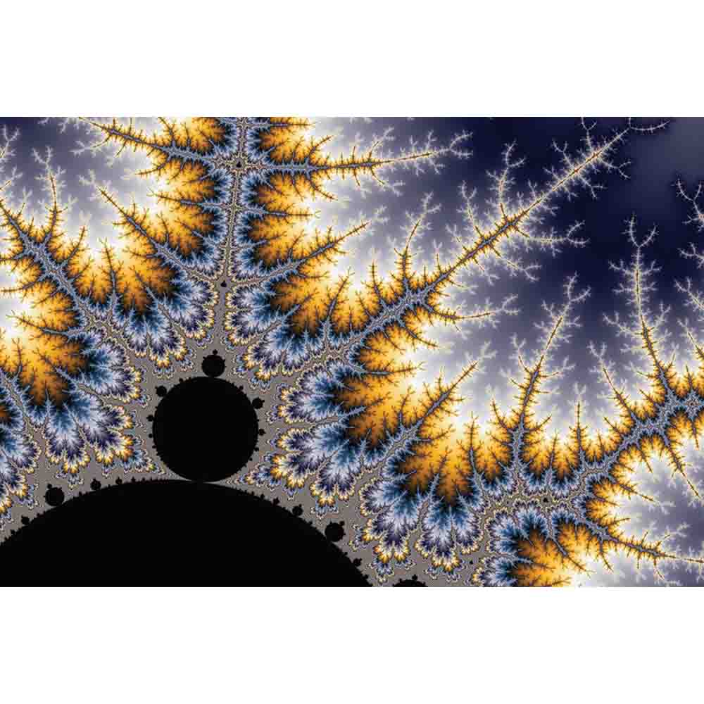 Angela Fractal Art Wall Decal Printed | Wallhogs