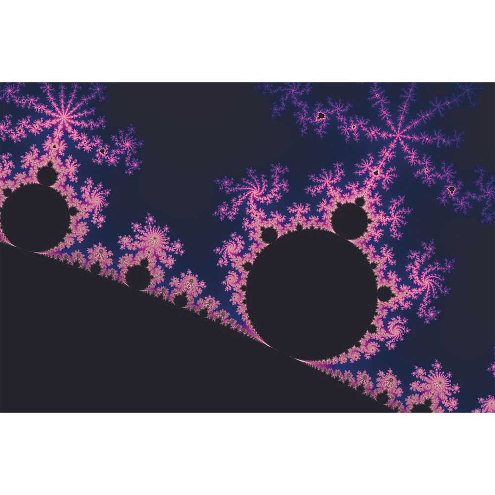Electric Blossom Fractal Art Gloss Poster Printed | Wallhogs