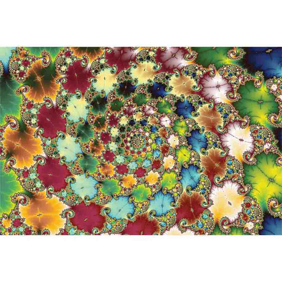 Fractal Cells Fractal Art Wall Decal Printed | Wallhogs