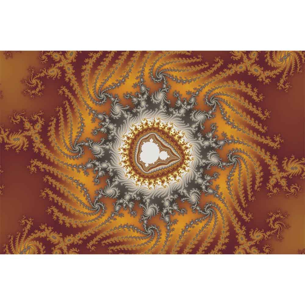 Fur Fractal Art Wall Decal Printed | Wallhogs