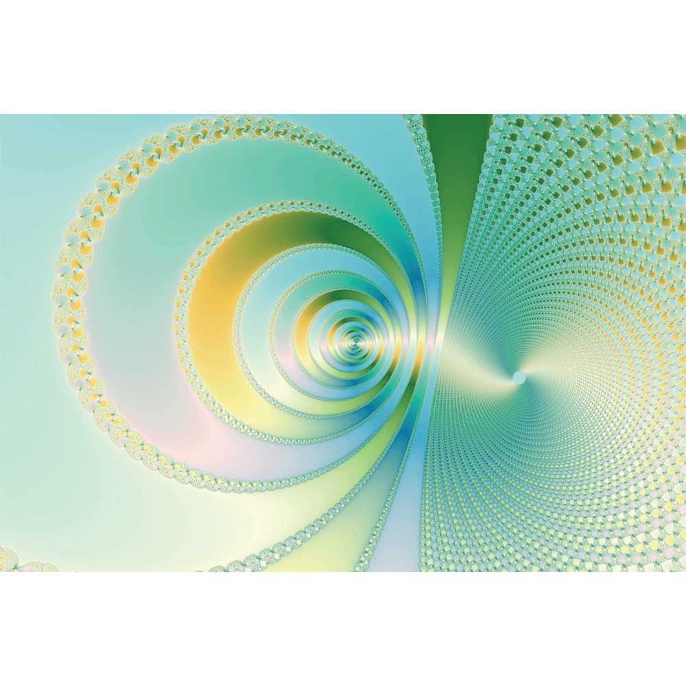 Monsoon Fractal Art Wall Decal Printed | Wallhogs