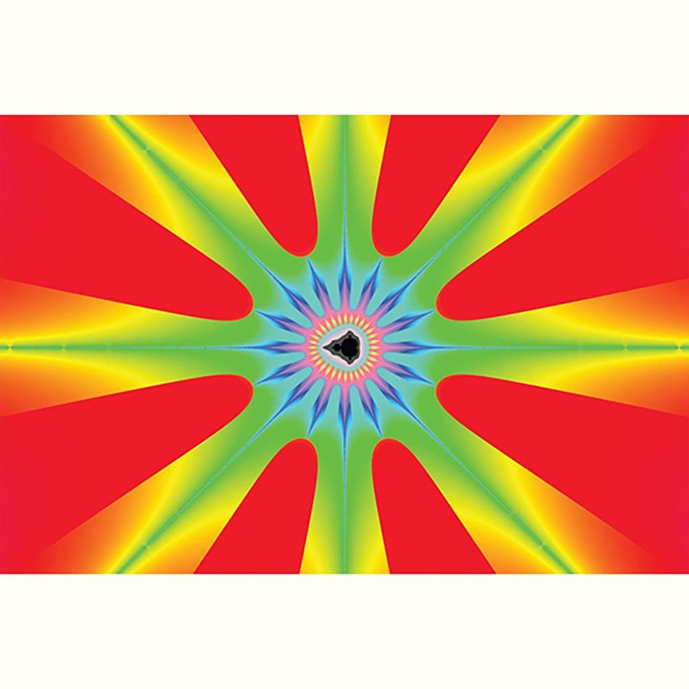 Star Fractal Art Gloss Poster Printed | Wallhogs