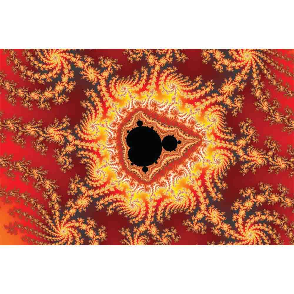 Throne of Satan Fractal Art Wall Decal Printed | Wallhogs