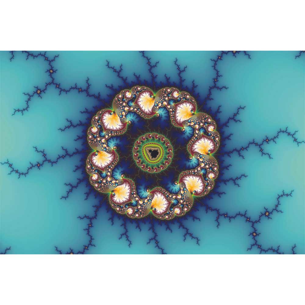 Whirlpool Fractal Art Wall Decal Printed | Wallhogs