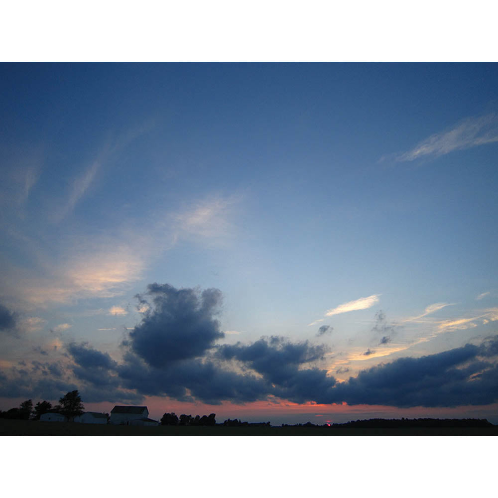 Clouds Gloss Poster Printed | Wallhogs