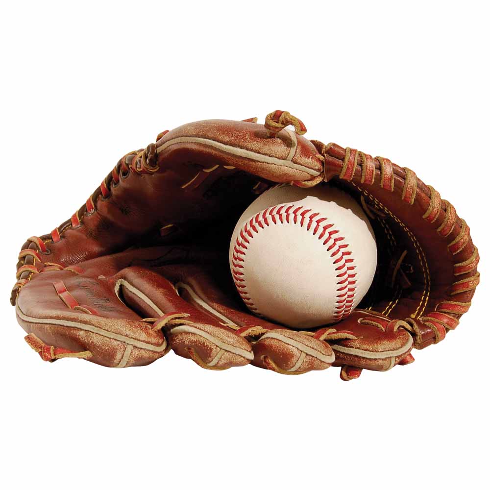 Baseball Glove & Ball Wall Decal Printed