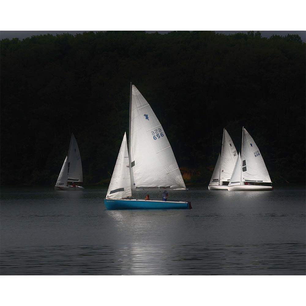 Sailboat Gloss Poster Printed | Wallhogs