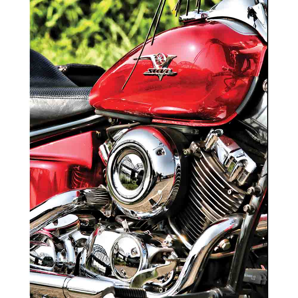 V Star Motorcycle Gloss Poster Printed | Wallhogs