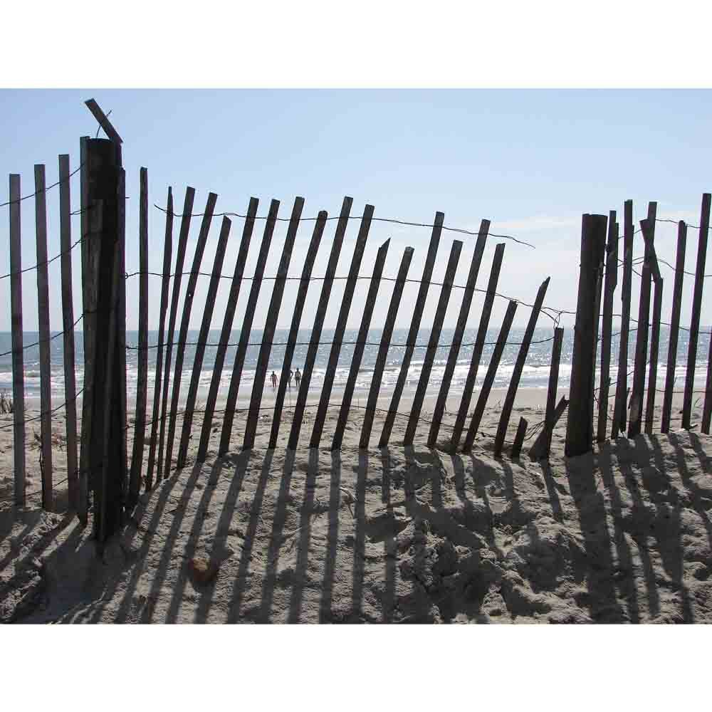 Beach Fence Wall Decal Printed | Wallhogs