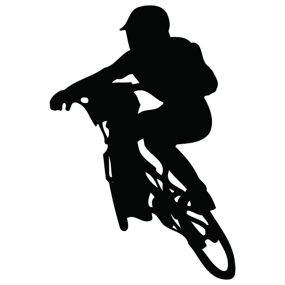 BMX Silhouette Turndown Wall Decal Printed 