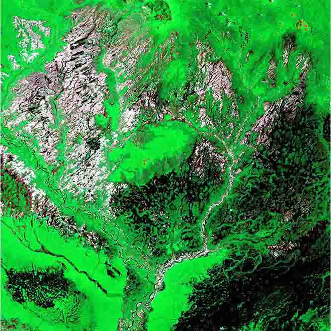 Araca Satellite Image Gloss Poster Printed | Wallhogs