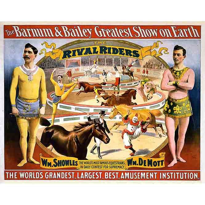 Rival Riders Wall Decal Printed | Wallhogs