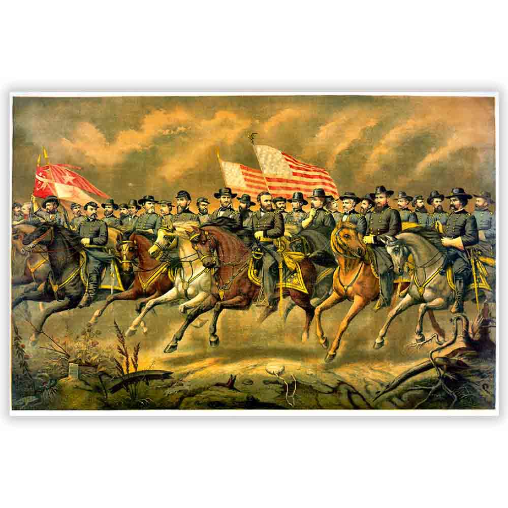 Grant & Generals Wall Decal Printed | Wallhogs