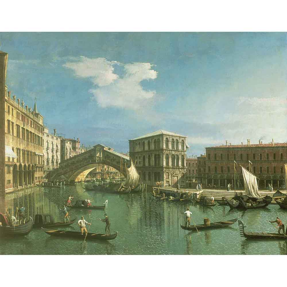 The Rialto Bridge Gloss Poster Printed | Wallhogs