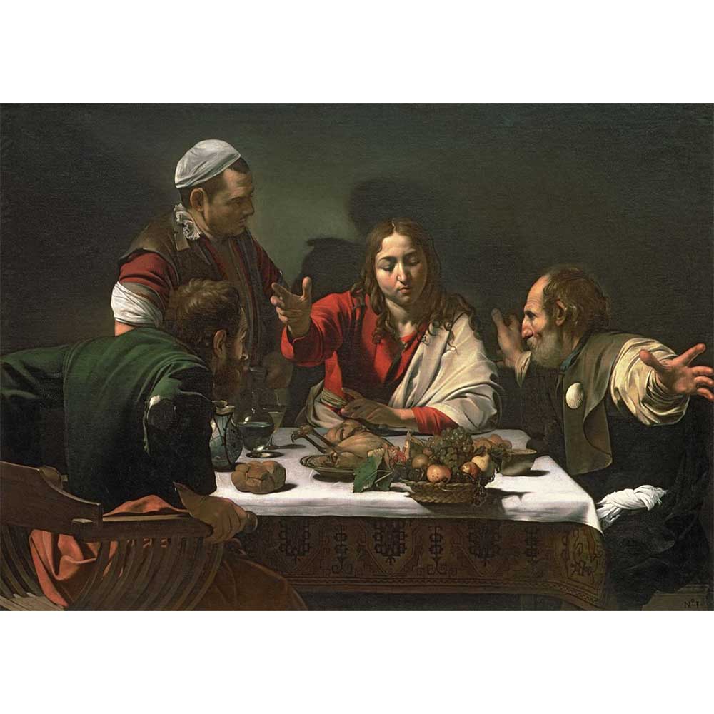 The Supper at Emmaus Gloss Poster Printed | Wallhogs