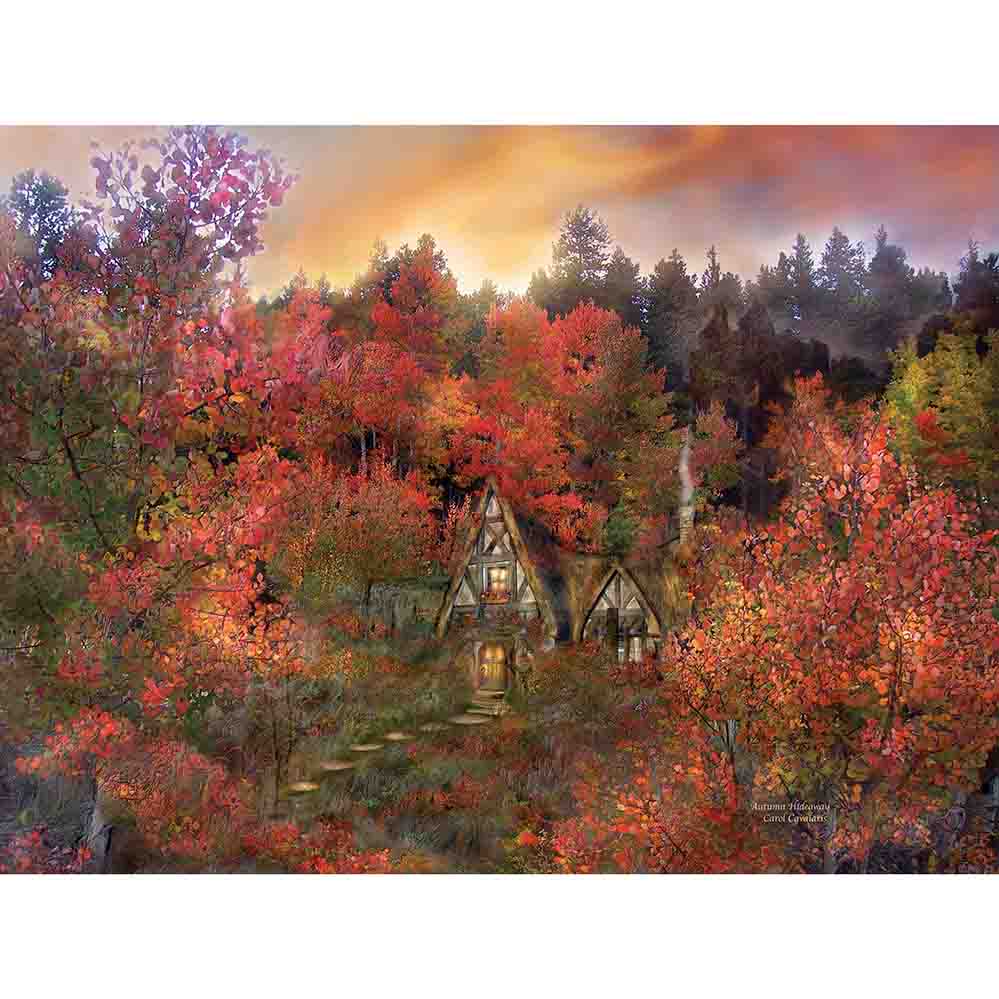 Autumn Hideaway Gloss Poster Printed | Wallhogs