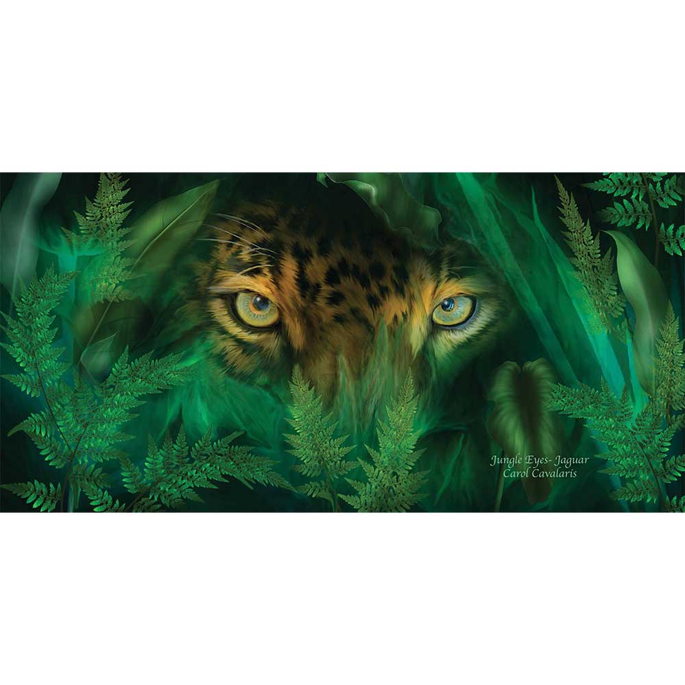 Jungle Eyes Jaguar Gloss Poster Printed  | Wallhogs