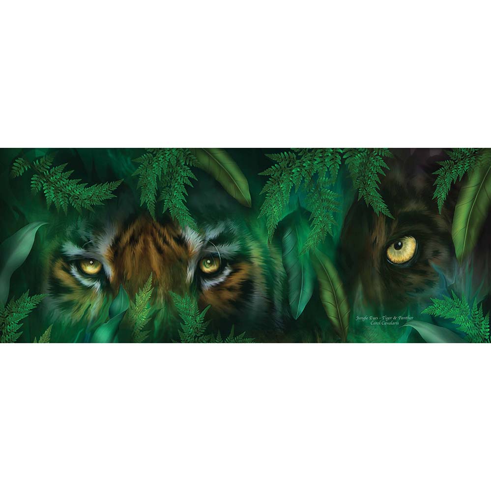 Tiger & Panther Gloss Poster Printed | Wallhogs