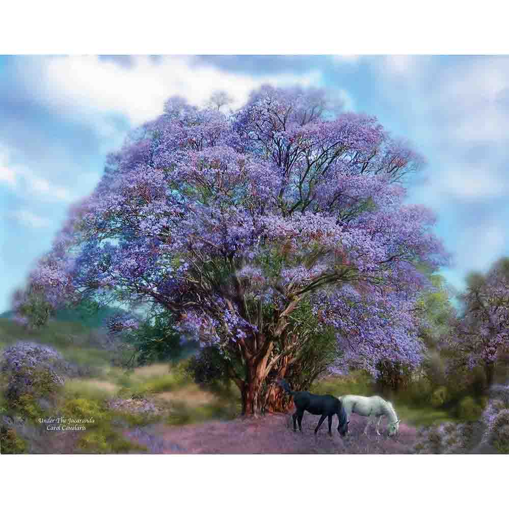 Under The Jacaranda Gloss Poster Printed | Wallhogs