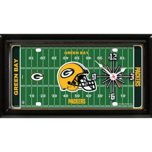 Good Tymes Green Bay Packers Field Clock | 7