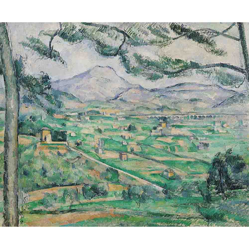 Montagne Sainte-Victoire Gloss Poster Printed | Wallhogs