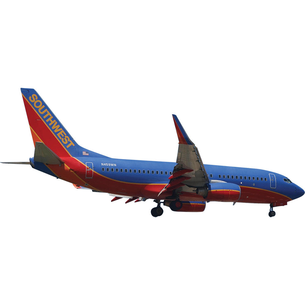 Southwest 737 Landing Wall Decal Printed & Die-Cut | Wallhogs