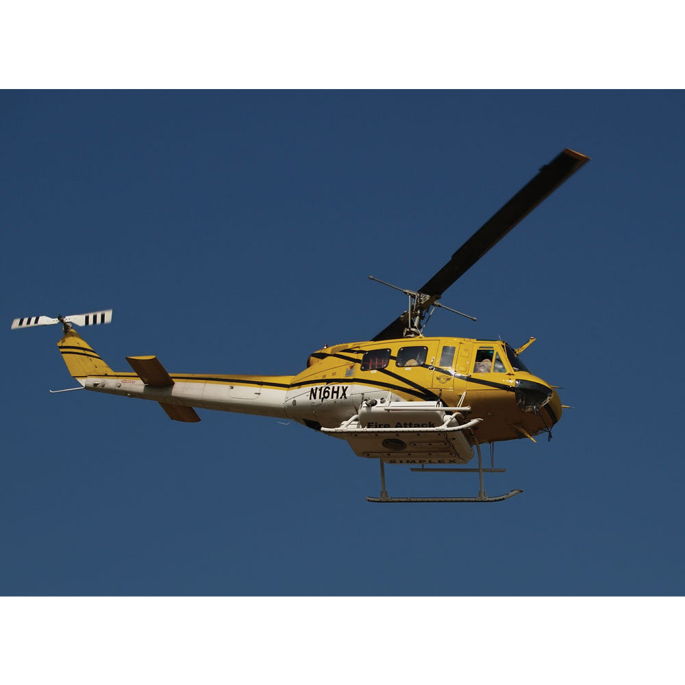 LAFD Fire Attack Helicopter Gloss Poster Printed | Wallhogs